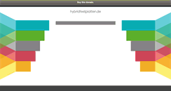 Desktop Screenshot of hybridfestplatten.de