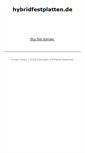 Mobile Screenshot of hybridfestplatten.de